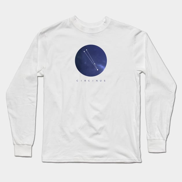 Circinus Constellation Long Sleeve T-Shirt by clothespin